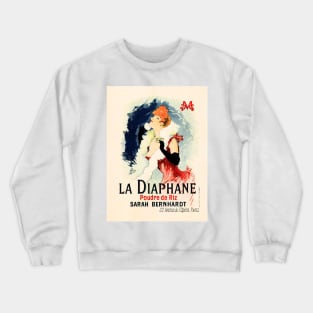 LA DIAPHANE SARAH BERNHARDT Opera Paris Art Nouveau Vintage French Crewneck Sweatshirt